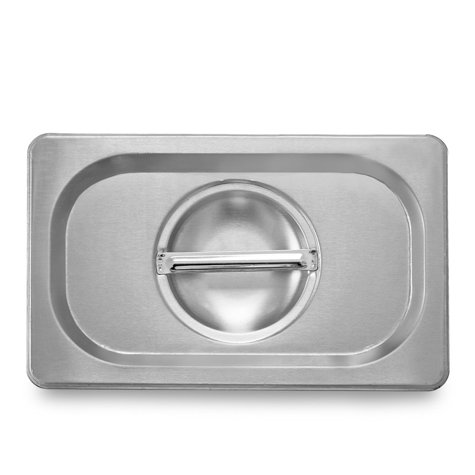 Coperchio a tenuta in acciaio inox GN1/4 L 265 mm x P 162 mm