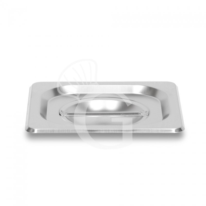 Coperchio in acciaio inox a tenuta GN1/6 L 176 mm x P 162 mm