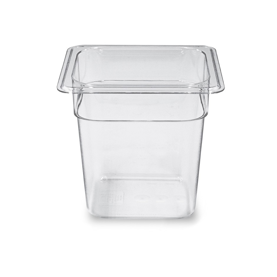 Bacinella in Policarbonato GN1/6 L 176 mm x P 162 mm x H 200 mm 3 LT