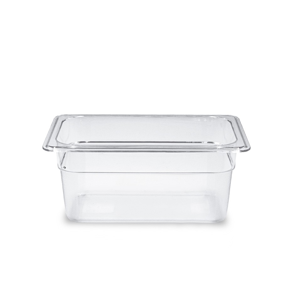 Bacinella graduata in policarbonato GN1/4 L 265 mm x P 163 mm x H 60 mm