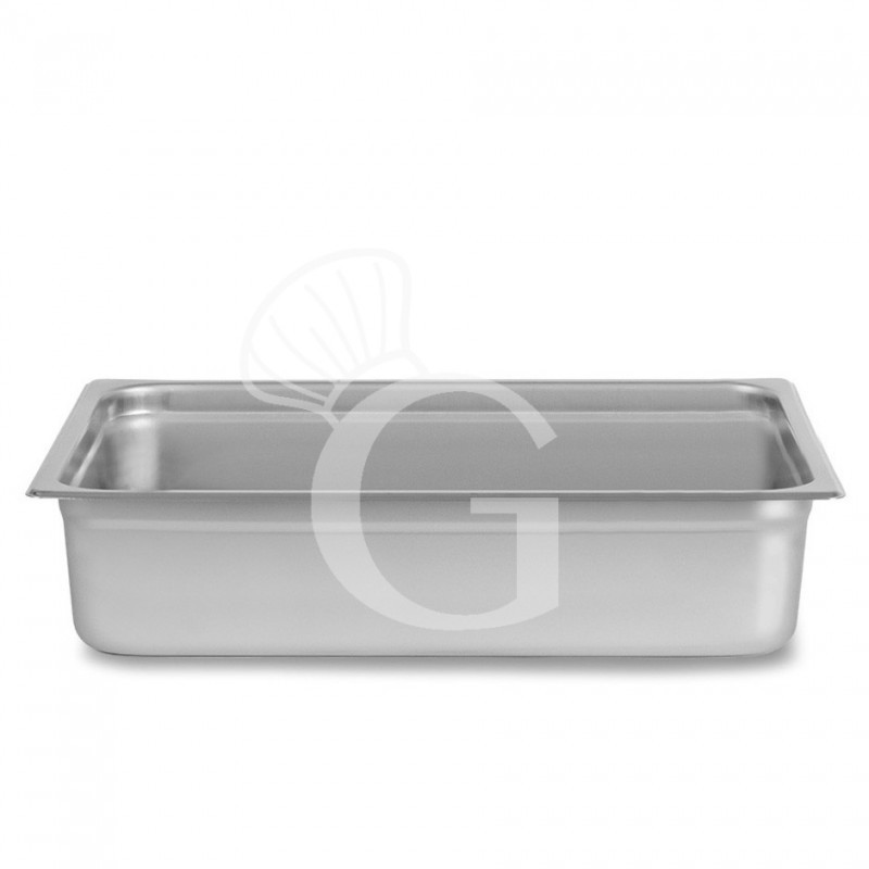 Bacinella in acciaio inox GN2/1 L 650 mm x P 530 mm x H 150 mm 44,9 LT