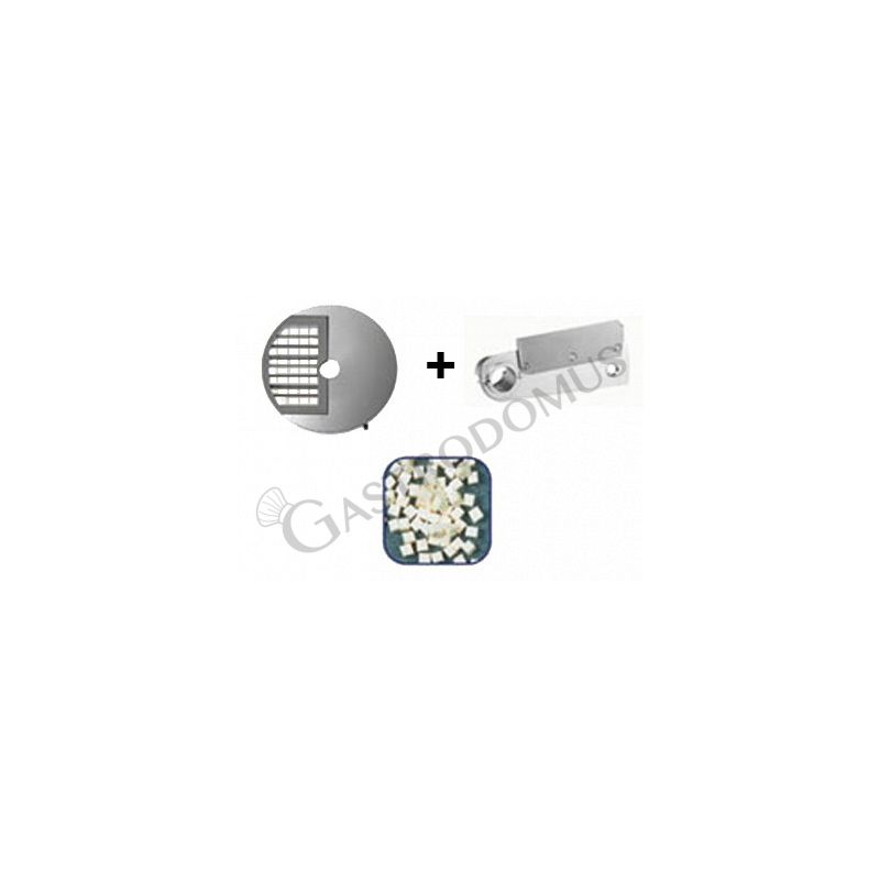 Disco tagliamozzarella a cubetti 16x16x5 Disco tagliamozzarella a cubetti 16x16x5