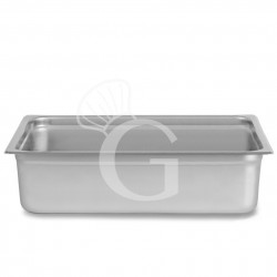 Bacinella in acciaio inox GN2/1 L 650 mm x P 530 mm x H 200 mm 60 LT