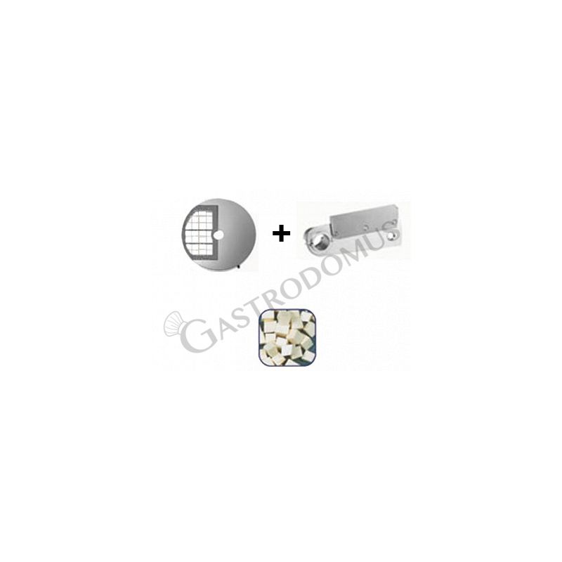 Disco tagliamozzarella a cubetti 20x20x8 Disco tagliamozzarella a cubetti 20x20x8