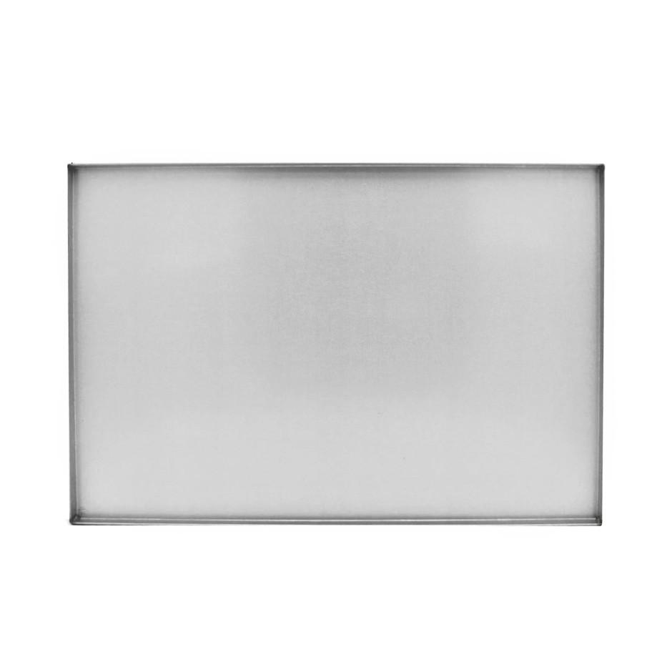 Teglia Rettangolare in alluminio L 600 mm x P 400 mm x H 20 mm