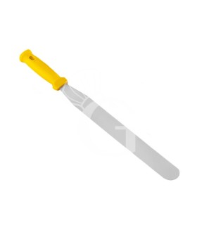 Spatola per spalmare flessibile in inox con lama di lunghezza 220 mm
