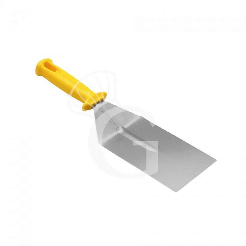 Paletta per pizza in inox con lama di dimensioni 100 x 150 mm Paletta per pizza in inox con lama di dimensioni 100 x 150 mm