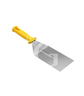 Paletta per pizza in inox con lama di dimensioni 90 x 200 mm