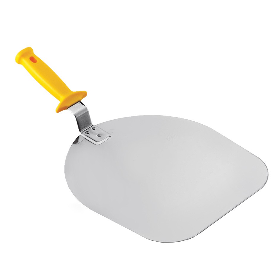 Paletta per pizza in inox di dimensioni 260 x 300 mm