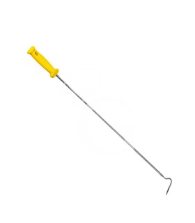 Gancio bucapizza in inox h 750 mm