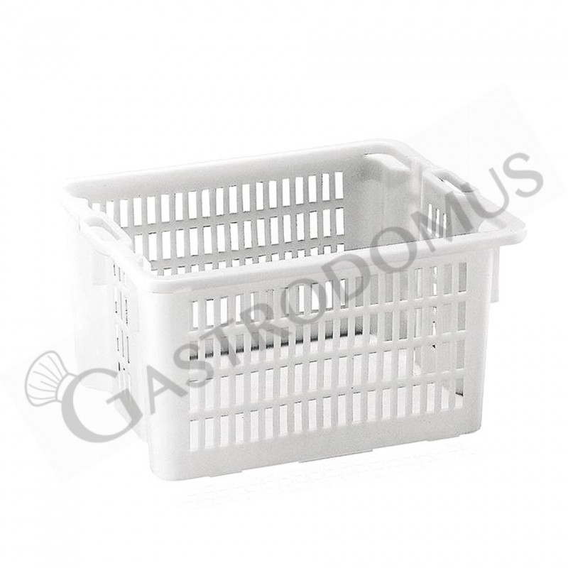 Cassa forata in polietilene L 550 mm x P 430 mm x H 310 mm 50 LT Cassa forata in polietilene L 550 mm x P 430 mm x H 310 mm 50 LT