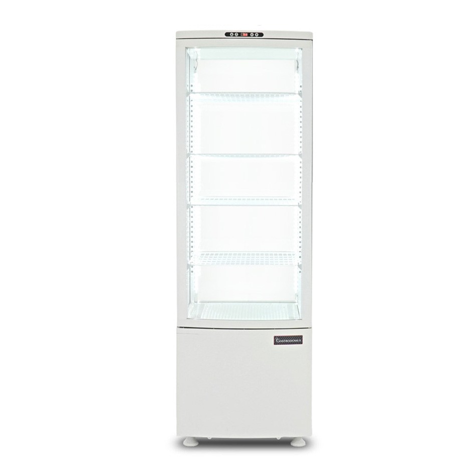 Frigo vetrina ventilato bianco per bibite 235 LT 0°C/+12°C