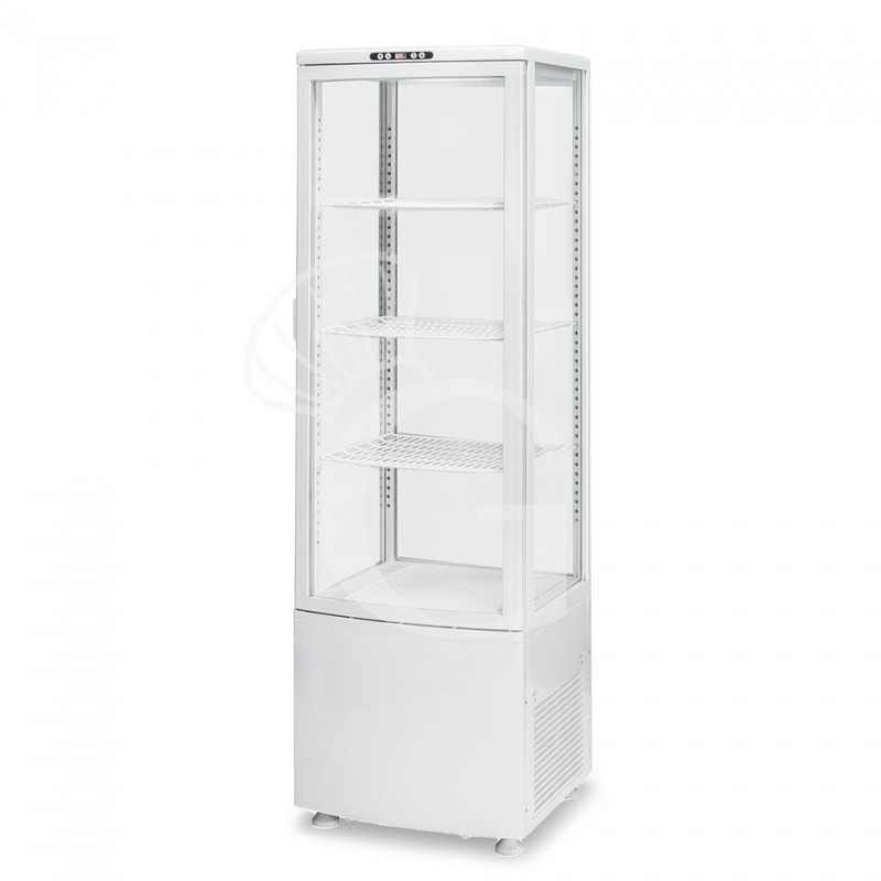 Frigo vetrina ventilato bianco per bibite 235 LT 0°C/+12°C
