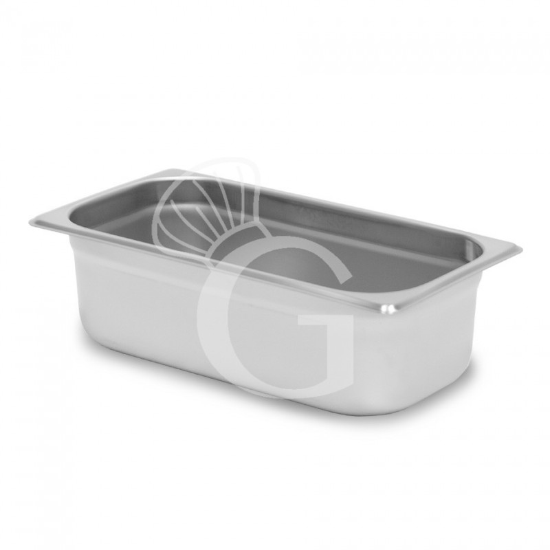 Bacinella in acciaio inox GN1/3 L 325 mm x P 175 mm x H 65 mm 2,5 LT
