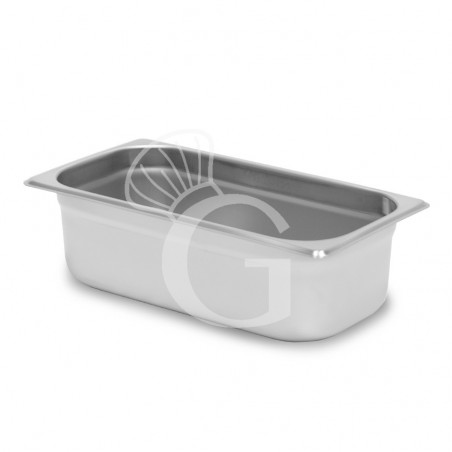 Bacinella in acciaio inox GN1/3 L 325 mm x P 175 mm x H 65 mm 2,5 LT Bacinella in acciaio inox GN1/3 L 325 mm x P 175 mm x H 65 mm 2,5 LT