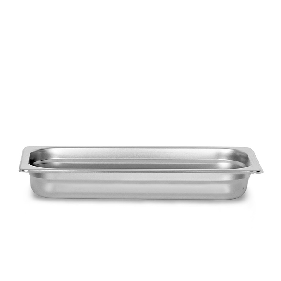 Bacinella in acciaio inox GN1/3 L 325 mm x P 175 mm x H 20 mm 0,7 LT