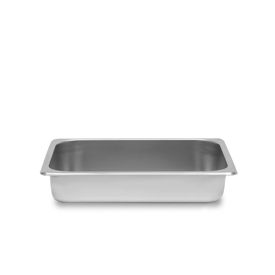 Bacinella in acciaio inox GN1/2 L 325 mm x P 265 mm x H 20 mm 11,6 LT