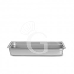 Bacinella in acciaio inox GN2/3 L 353 mm x P 325 mm x H 20 mm 1,8 LT