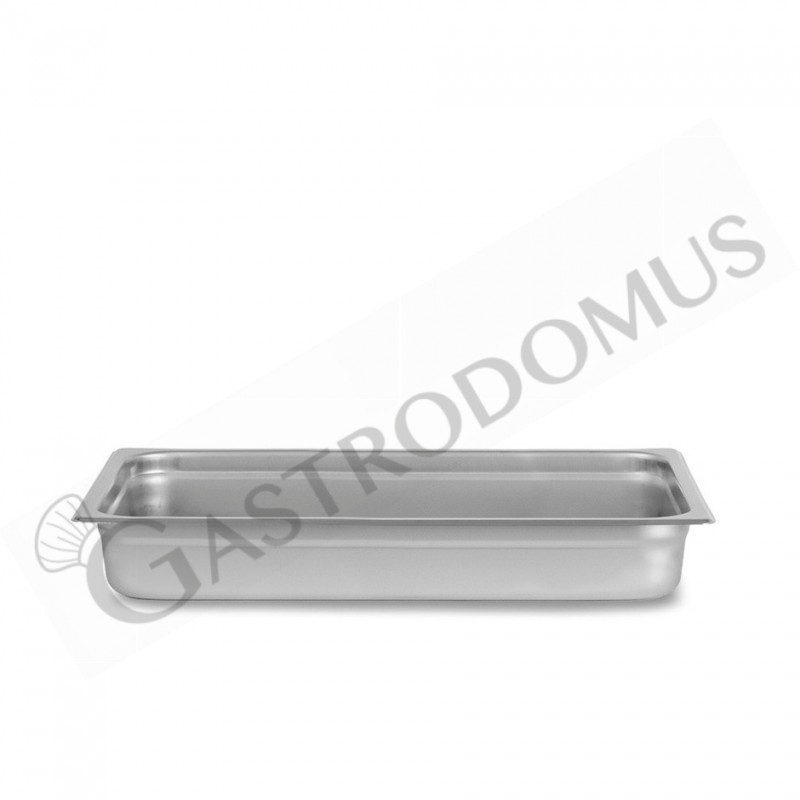 Bacinella in acciaio inox GN2/3 L 353 mm x P 325 mm x H 20 mm 1,8 LT Bacinella in acciaio inox GN2/3 L 353 mm x P 325 mm x H 20 mm 1,8 LT