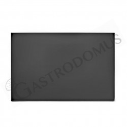 Teglia Rettangolare in lamiera alluminata bluita L 600 mm x P 400 mm x H 40 mm