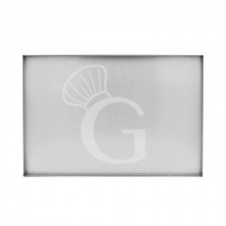 Teglia Rettangolare in alluminio L 600 mm x P 400 mm x H 20 mm