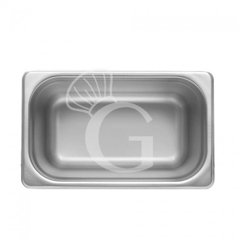 Bacinella in acciaio inox GN1/4 L 265 mm x P 162 mm x H 100 mm 2,5 LT