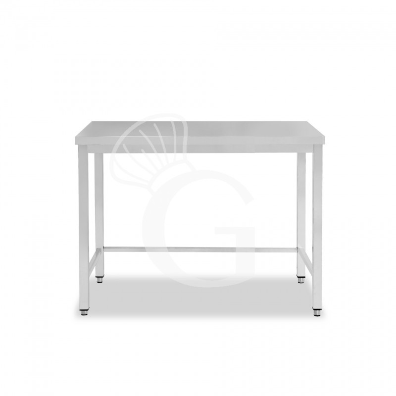 Tavolo inox L 800 mm x P 600 mm x H 850 mm