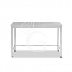 Tavolo inox L 1300 mm x P 700 mm x H 850 mm