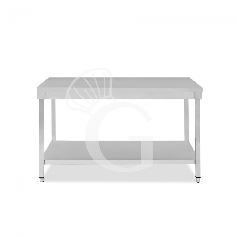 Tavolo inox 1 ripiano L 1500 mm x P 600 mm x H 850 mm