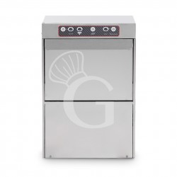 Lavabicchieri Elettromeccanica Monofase cesto Ø35 cm - H 200mm, con dosatore brillantante e detergente - doppia parete