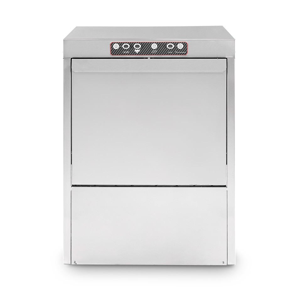 Lavastoviglie Elettromeccanica Trifase cesto 500x500mm x H 360mm dosatore brillantante e detergente installato - doppia parete