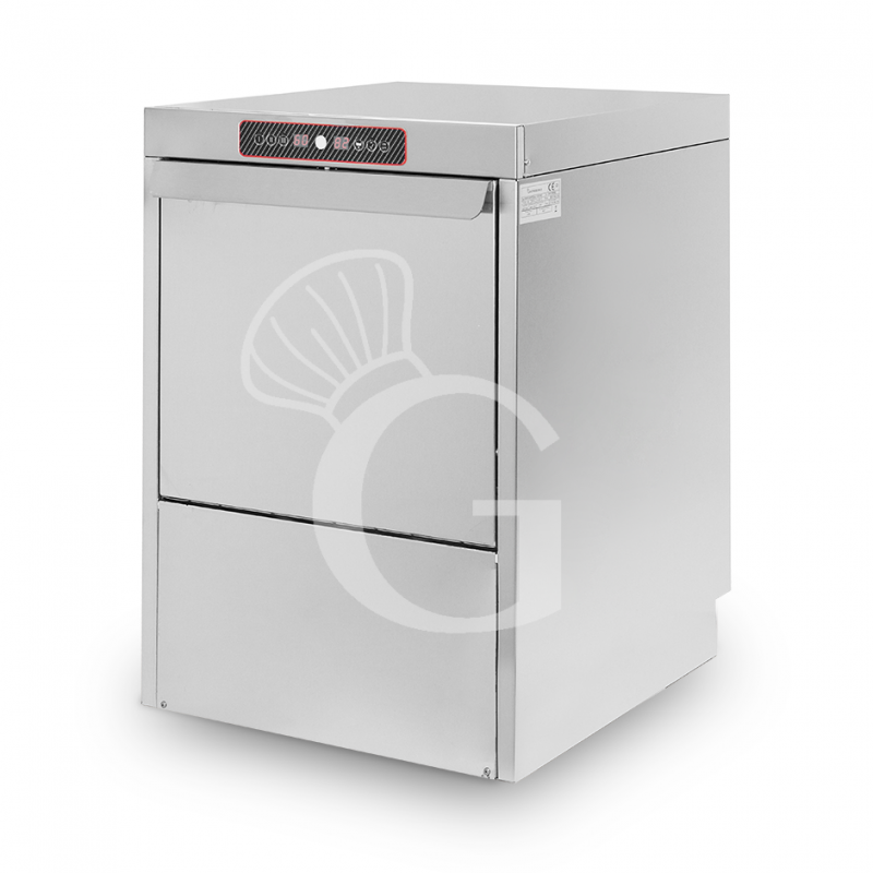 Lavastoviglie Elettronica Monofase cesto 500x500mm H 360mm dosatore brillantante e detergente installato - doppia parete