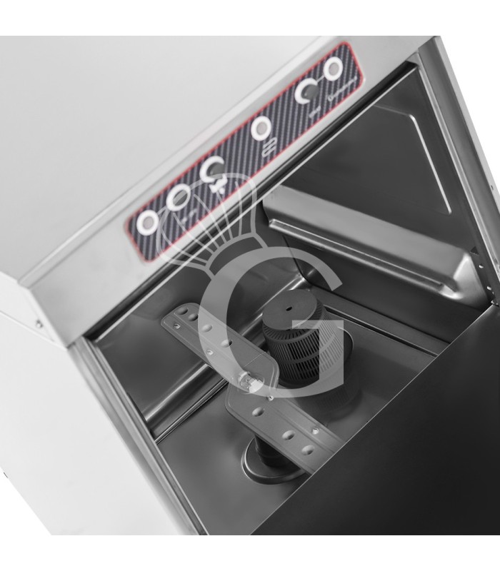 Lavastoviglie Elettromeccanica Monofase 400x400mm x H 270mm, dosatore brillantante e detergente, pompa di scarico