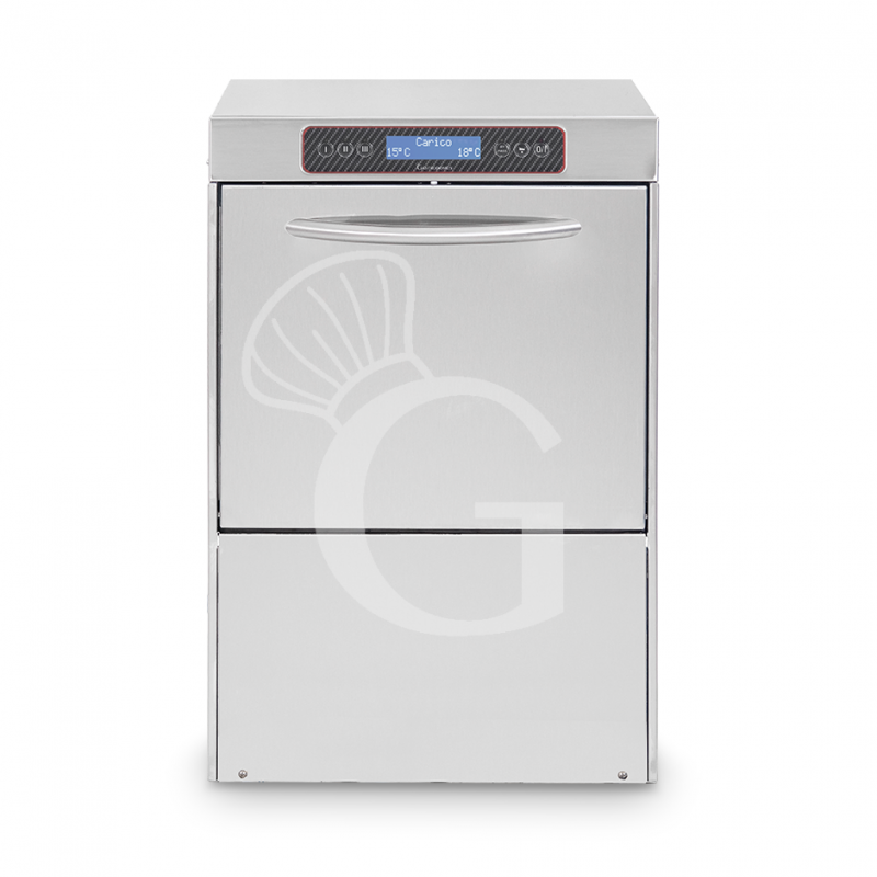 Lavabicchieri Elettronica Monofase cesto 400x400mm H 255mm dosatore brillantante e detergente installato - doppia parete Lavabicchieri Elettronica Monofase cesto 400x400mm H 255mm dosatore brillantante e detergente installato - doppia parete