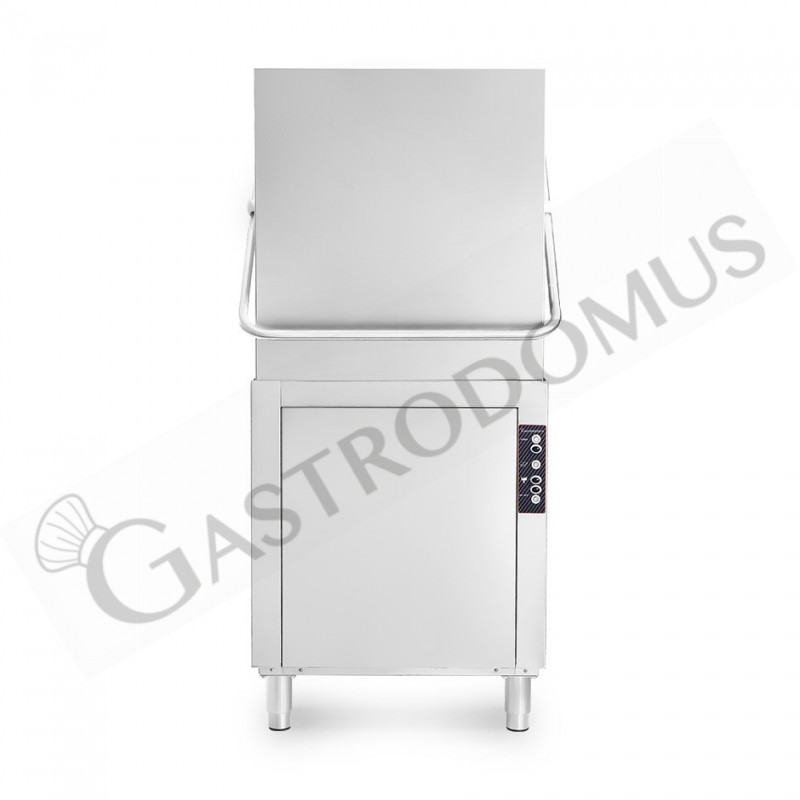 Lavastoviglie a Capotta elettromeccanica cesto 500 mm x 500 mm H 430 mm dosatore brillantante e detergente installati Lavastoviglie a Capotta elettromeccanica cesto 500 mm x 500 mm H 430 mm dosatore brillantante e detergente installati