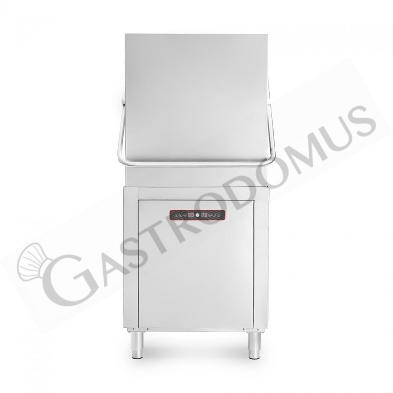 Lavastoviglie a Capotta elettronica cesto 500 mm x 500 mm H 430 mm dosatore brillantante e detergente installati con PSOM Lavastoviglie a Capotta elettronica cesto 500 mm x 500 mm H 430 mm dosatore brillantante e detergente installati con PSOM