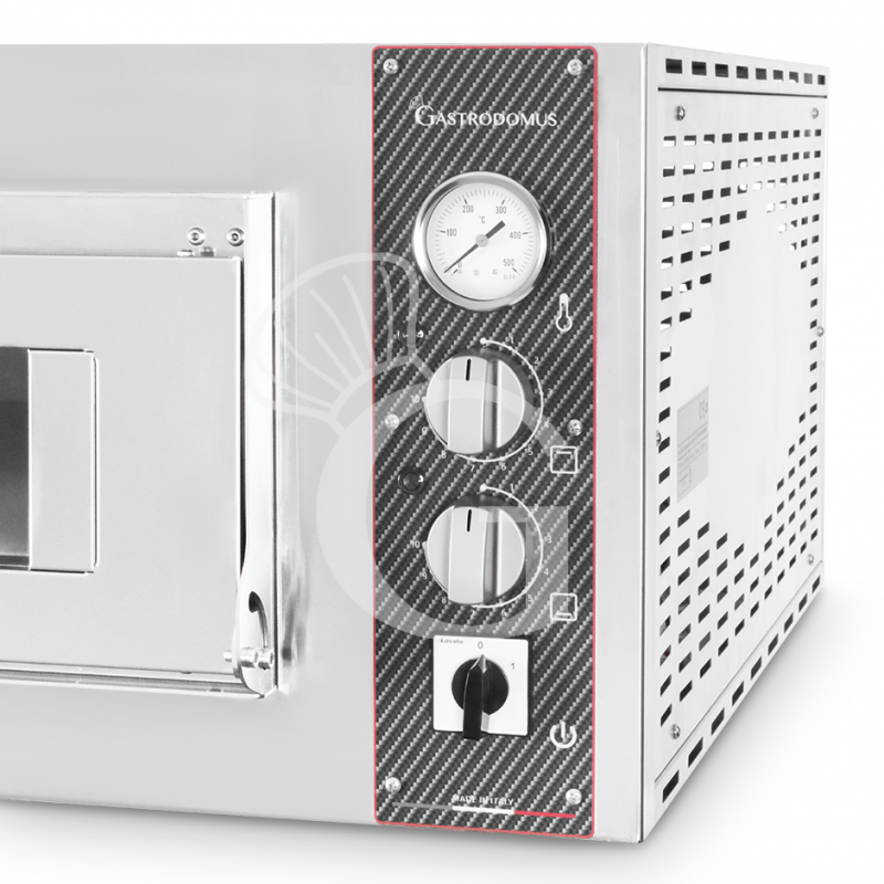 Forno Elettrico per 4 pizze diametro 350 mm 1 camera controllo meccanico 5,75 Kw