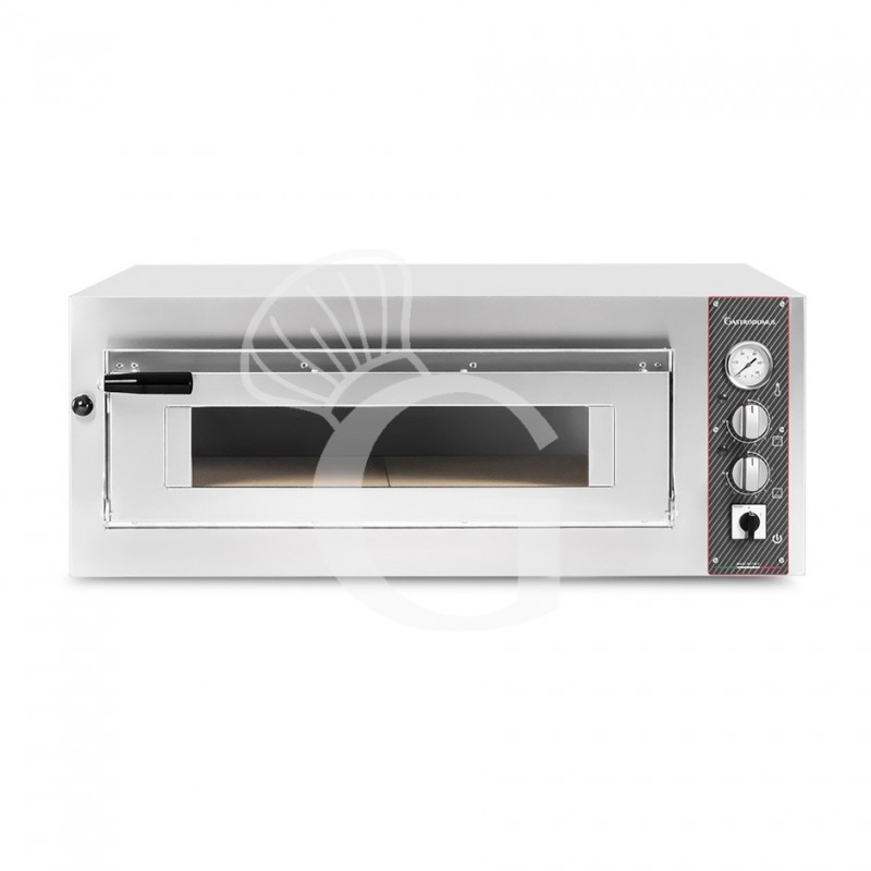 Forno Elettrico per 6 pizze diametro 350 mm 1 camera controllo meccanico 7,55 Kw