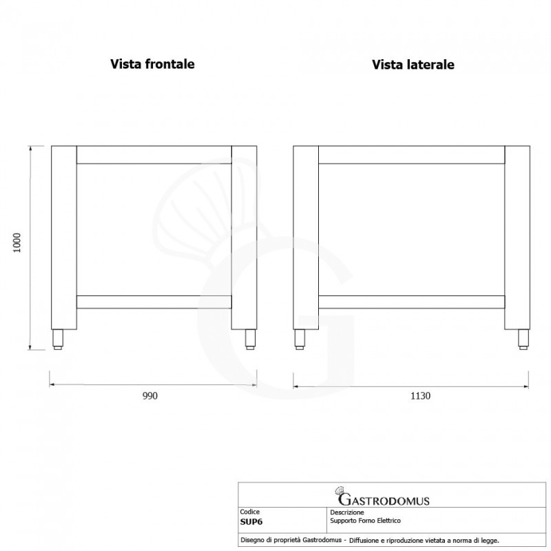 Supporto forno