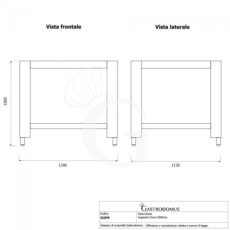 Supporto forno