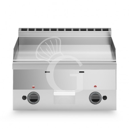 Fry Top elettrico da banco piastra liscia cromata 6000 W Trifase P 600 mm Fry Top elettrico da banco piastra liscia cromata 6000 W Trifase P 600 mm