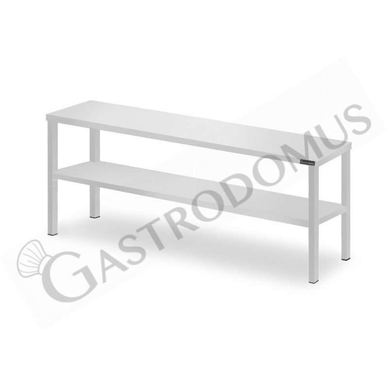 Ripiani sovrapposti, L 1400 x P 300 x H 650 mm