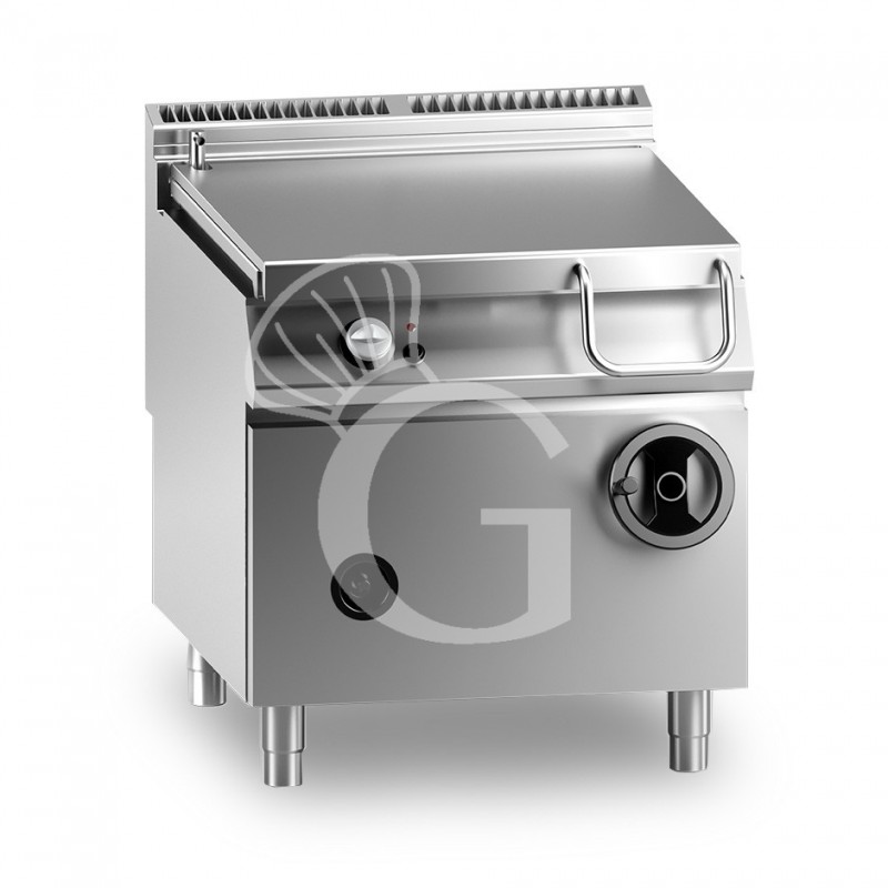Brasiera a gas ribaltamento automatico capacità 80 LT L 800 mm x P 900 mm x H 870 mm Brasiera a gas ribaltamento automatico capacità 80 LT L 800 mm x P 900 mm x H 870 mm
