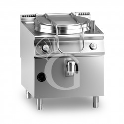 Pentola a gas riscaldamento diretto capacità 100 LT L 800 mm x P 900 mm x H 870 mm