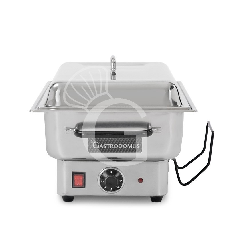 Bagnomaria elettrico da banco con 1 vasca predisposta per bacinelle GN 1/1 di altezza massima 100 mm Bagnomaria elettrico da banco con 1 vasca predisposta per bacinelle GN 1/1 di altezza massima 100 mm