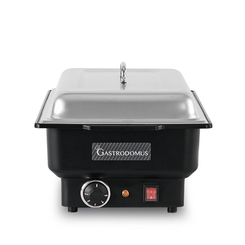 Bagnomaria elettrico da banco con 1 vasca predisposta per bacinelle GN 1/1 di altezza massima 100 mm