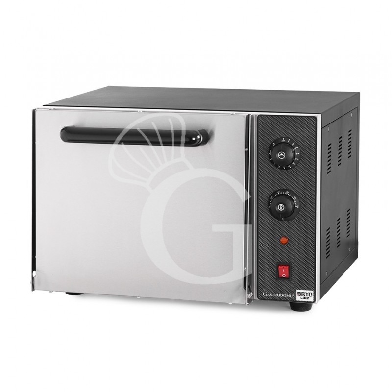 Fornetto Elettrico 2 pizze diametro 330 mm 2 camere controllo meccanico potenza 1,8 Kw