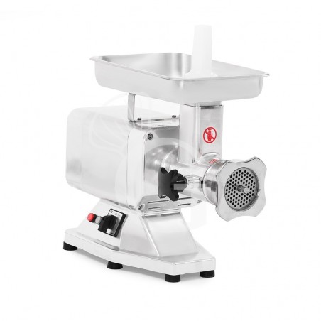 Tritacarne Monofase gruppo macinazione alluminio 300 kg/h L 220mm x P 500mm x H 400mm Tritacarne Monofase gruppo macinazione alluminio 300 kg/h L 220mm x P 500mm x H 400mm
