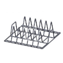 Cesto per teglie prof. da 200 a 400mm