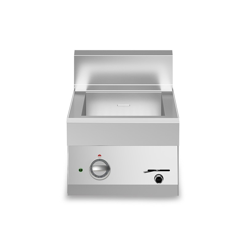 Bagnomaria elettrico da banco predisposto per bacinelle GN h 150 mm L 400 mm x P 700 mm